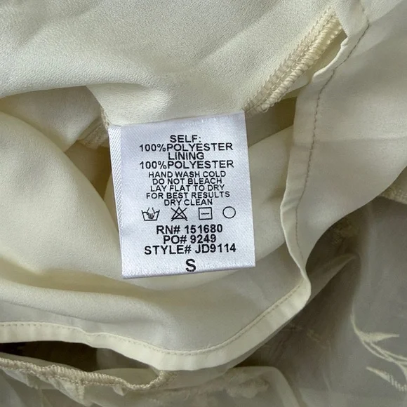 Anthropology Storia Babydoll Soft Yellow Floral Dress - Picture 7 of 8